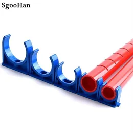 2-20pcs 20-50mm Blue PVC Pipe Clamp Connector Garden Irrigation Aquarium Fish Tank Tube Watering Adapter Fittings Fixing Joints2115