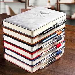Notepads 360 Pages Super Thick Leather A5 Notebook Daily Business Office Work Notebooks Notepad Diary School Supplies 231130