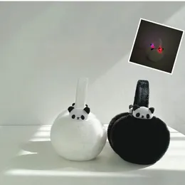 Ohrenschützer Eltern Kind Cartoon leuchtende warme Ohrenschützer 2023 Winter Kinderohrbeutel Schutz Frostschutzmittel niedlicher Panda 231130