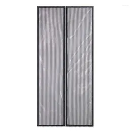 Curtain Striped Mosquito Proof Door No Wearing Magnetic Strip Screen Window Hanging Soft