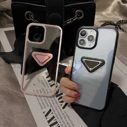Transparent Phone Case Luxury Designer Classic Letter Fashion Shockproof Phones Cases High Quality for Iphone 14 13 11 12 Pro Max 7 8 x Xs Cell Accessories