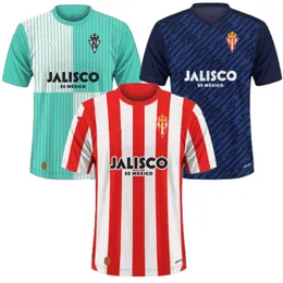 2023 24 Sporting de Gijon Football Jersey Home and Away Customized Third Personalized T-Shirt
