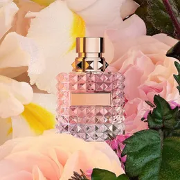 Roma parfümünde doğdu Donna kokusu kadınlar için eau de parfum 3.4 oz 100ml Köln Sprey Uzun ömürlü iyi koku çiçek notaları parfüm sprey
