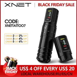 문신 머신 XNET VIPERA 전문 무선 조절 식 스트로크 2 4 4 2MM OLED 디스플레이 아티스트 용 2400mAh 배터리 231129