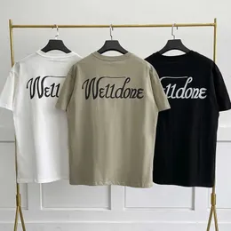 Wedone verão oversized masculino e feminino solto ajuste juventude manga curta casual em torno do pescoço algodão tshirt nós cor sólida