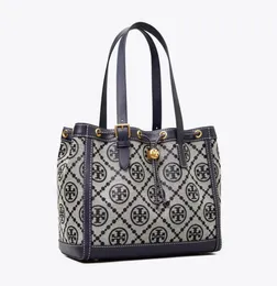 women039s New TB tmonogram old flower Tote Shopping Fashion One Shoulder Bag Drawstring storage bag outlet xym6701264