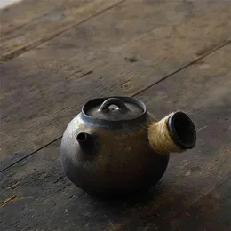 Luwu Japanese Ceramic Kyusu Teapots Chinese Kung Fu Tea Pot Drinkware 200ML 210621272A