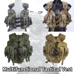 Hunting Jackets Tactical Vest Multifunctional Camouflage Protective Storage Bag Equips