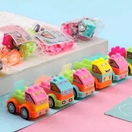 Party Favor 12pc Mini Children's Education Assembly Construction Vehicle Diy Toy Barn Baby Shower Birthday Presents Favors Pinata