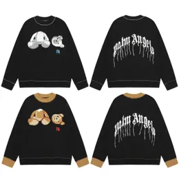 Sweter Palm Angels 2023 Classic Bear Print Minimalistyczny litera jesień/zima moda swoboda męska i damska wysokiej jakości dno unisex do zewnętrznego swetra 03