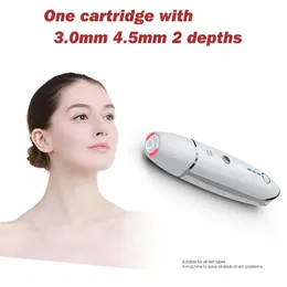 Rengöringsverktyg Tillbehör 2 I 1 Portable Manual Radar Ultrasonic Wave V Vurving Face Lifting Compact T Ijude Skin Acne Treating Machine Beauty Instrument 231129