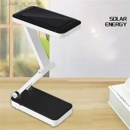 Book Lights Led Table Lamp Solar Battery Rechargeable Foldable Desk Lamps With 26LEDs Adjustable LED Night Light For Reading Indoor Lighting YQ231130
