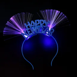 Fashband Cerchietto natalizio con luci a LED, fiocco di neve, accessori per capelli da donna