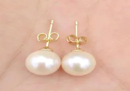 Real Pearl we only sell real pearl Beautiful A Pair of 910mm Natural South Sea White Pearl Earring8814369