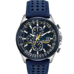 2022 Blue Angel men039s watch fashion belt big dial quartz watch mens Wristwatches3256307