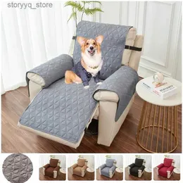 Chair Covers Double-side Waterproof Sofa Cover Pets Kids Recliner Anti-Slip Couch Cushion Slipcover Removable Armchair Furniture Protector Q231130