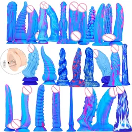 Dildos/dongs gerçekçi silikon yapay penis, kadınlar için vantuzlu yapay penis toplar ile dong yetişkin seks oyuncakları masaj mastürbasyon vajinal g-spot anal oyun 231130
