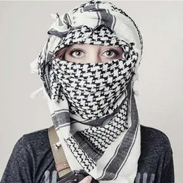 Ethnic Clothing C. S Tactical Scarf Tassel Headband Arab Men Women Keffiyeh Muslim Outdoor Winter Square Head Scarves