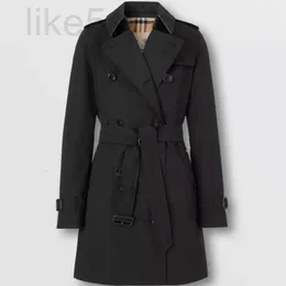 Damen-Trenchcoats, Designer, 2023, neu, kurz, 5 Knöpfe, britischer Stil, zweireihig, VFPL