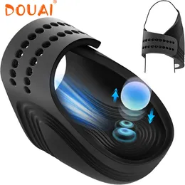 Vibradores Patting Penis Delay Trainer Vibrador Glans Estimulador Masajeador Masculino Masturbador Cock Ring Juguetes Sexuales Suministros para adultos para hombres 231130