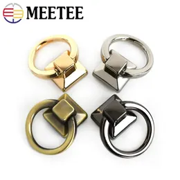 Bag Parts Accessories 10/20Pcs Metal O Ring Bag Side Clip Buckles Screw Strap Connector Clasps Handle Handbag Belt Leather Craft Hardware Accessories 231130