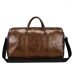 Duffel Bags 2023 Travel Bag Waterproof Wear Resistant Unisex Handbag PU Sturdy Hand Larger Capacity Sports Big Bolsos