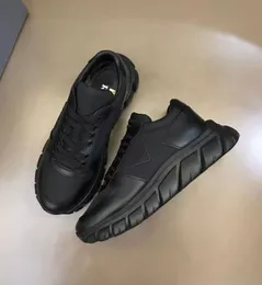 Renylon pensel läder sneakers skor chunky gummiledbanan sula tränare vita svart skateboard teknisk extra ljus affärskomfort casual promenad eu38-46