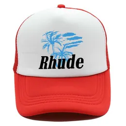 2023ss Ball Caps Rhude Fashion Brand Printed American Baseball Cap Designers Sun Hats Mens Womens Bucket Hat Women