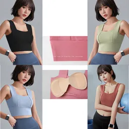 align tank Classic Popular Fitness Bra Butter Soft Women Sport Tank Gym Crop lu Yoga Vest Beauty Back Shockproof With Removable Chest Pad wholesale