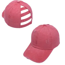 Ll snapbacks sommar ihålig baseball cap hästsvans modesport solskade retro solskade hatt