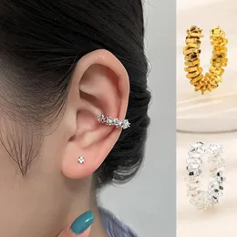 Brincos traseiros 1 peça piercing falso feminino brilhante cz concha cartilagem clipe de orelha piercing brinco punhos joias 2023 presente tendência ef132