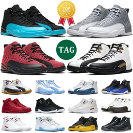 12s Stealth Mens Basketball Shoes Jumpman 12 Gamma Blue University Gold Dark Grey Reverse Flu Game Royalty Taxi Mens Trainer Outdoor Sneakers