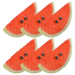 Party Decoration Artificial Tropical Fruit Simulated Watermelon Slices Candied Fruits Simulation