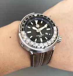 San Martin New Tuna SBDC035 Wrist Watches Stainless Steel Diving Watches 30ATM Solar VS37 Movement Quartz watch for Men Women T2001892981