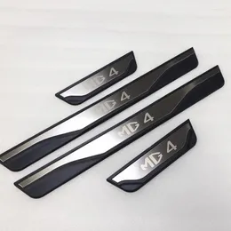 Interior Accessories For MG MG4 2023 Car 4pcs/Lot ABS Stainless Steel Door Sill Pedal Scuff Plate