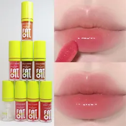 Lip Gloss Clear Crystal Jelly Moisturizing Oil No Sticky Sexy Glaze Korean Fashion Liquid Lipstick Makeup Care 231129