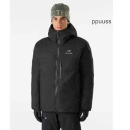 Erkek Ceketler Tasarımcı Arcterys Hoodie Jaketler Ücretli Ceket Hafif Parker Alpha Alpa Tırmanış Hava Durumu Taşkın Siyah XS WN-K4F3 WN-AH7T