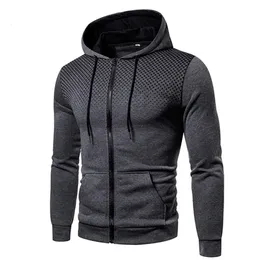 Erkek Ceketler Erkekler Sonbahar Kapşonlu Ceket Uzun Kollu Külot Hoodie Zip Yukarı Hardigan Pamuk Kapşonlu Sweatshirt Coat 231129