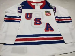 Hockey Custom USA 2021 IIHF WJC Gold Winner Jersey 9 Trevor Zegras 13 Cole Caufield ICE HOCKEY Jerseys Any Name Number S-5XL