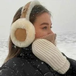 Ear muffs inverno quente pelúcia earmuffs masculino e feminino casal saco mais quente à prova de frio dobrável 231130