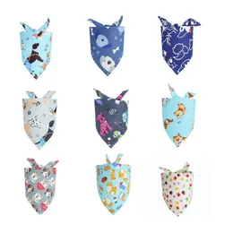 120st Lot Dog Apparel Puppy Pet Bandanas Collar Scarf Bow Tie Cotton Most Fashionable Y02268s