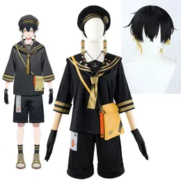 Holostars yatogami fumaça cosplay traje alvoroço anime roupas togamin peruca headwear festa de halloween vtuber uniforme marinheiro