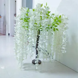راقية الزهور الاصطناعية الكرز أزهار الأشجار wisteria نبات بوتين