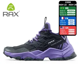 Dress Shoes RAX Running Men Women Outdoor Sport Breathable Lightweight Sneakers Air Mesh Upper Antislip Natural Rubber Outsole 231130