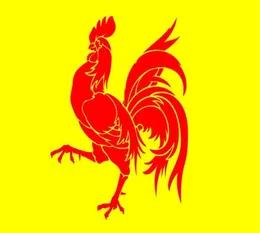 Belgien flagga av Wallonia 3ft x 5ft polyesterbanner som flyger 150 90 cm Anpassad flagga utomhus3694284