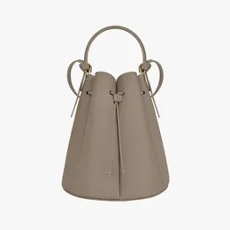 Kvinnors tygväska Leisure Bucket Bag Classic Designer Bag Premium Mode Stor kapacitet Väska Läder Blomma Väska mjuk läder läder Lychee Bucket Bag Siae 18cm