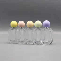 30 ml ovale Glasparfümflasche, luxuriöse leere tragbare Parfüm-Nachfüllparfümflasche, kosmetische Sprühflaschen