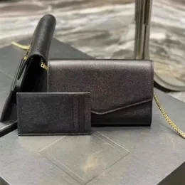 High Quality Women Bag Handbag Small Purse original box genuine leather chain shoulder messenger clutch with card holder slot woma2527