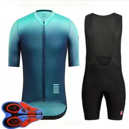 Rapha Team 2021 Summer Men Cycling Jersey Set Bicycle Uniform Quick Dry Mountain Bike Clothing Short Sleeve Stirts Bib Shorts275Z