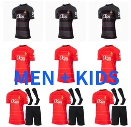 23/24 RCD Mallorca Futbol Formaları 2023 2024 Camiseta de futbol Abdon Murillo Junior Merveil Cufre Raillo Muriqi Valjent Racing de Santander Futbol Gömlek Erkek Çocuklar